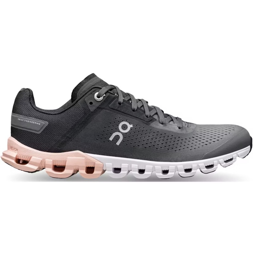 On Running Women's Cloudflow Shoes - Rock Gray Rose
